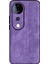 Azns Vivo S19 Pro 5g Kılıf Deri+Tpu Telefon Kılıfı Baskılı Desen-Mor (Yurt Dışından) 4