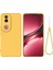 Vivo V50 5g Sıvı Silikon Kılıf Telefon Arka Kapağı El Kayışı Ile-Sarı (Yurt Dışından) 1