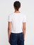 31795 Fiyonk Detaylı Kısa Kollu Kontrast T-Shirt-Beyaz 2