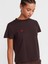30584 Bisiklet Yaka Pamuklu T-Shirt-Koyu Kahve 3