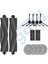 Dreame X30PRO-L10S Pro ULTRA-X30 Ultra Uyumlu 2 Ana Fırça 4 Yan Fırça 2 Filtre 4 Mop 1