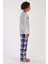 Erkek Çocuk Uzun Kol Welsoft Gri Pijama Takım C8T7N0O303 3