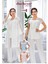 Kadın 3 Lü Ekru Hamile Lohusa Pijama Sabahlık Takım 3008 1