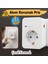 Akım & Şok Korumalı Tekli Priz Açma Kapama Düğmeli Çoçuk Korumalı Fiş 720 Joule IP20 3600 W Koruma 1