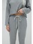 Kadın Uzun Kol Gri Melanj Pijama Takım C5T2N2O12 5