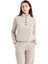 Kadın Uzun Kol Kadife Krem Pijama Takım C8T0N5O06-09 2