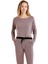Kadın Uzun Kol Pembe Viskoz Pijama Takım C8T7N4O06 2