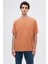 Ds Damat Oversize Tarçın Bisiklet Yaka %100 Pamuk T-Shirt 6HC14ORT02006 1