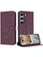 Tecno Camon 40 4g Için Flip Case Pu Deri Deri Cüzdan Sevimli Kedi Kartı (Yurt Dışından) 1
