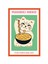 Maneki Neko – The Fortune Cat | Şans Kedisi Temalı Hediye Not Kartı Kartpostal | 10×15 cm 1