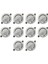 A'dan G'ye Cata 10 Adet 6W LED Spot 3 Renk Işık Krom Kasa 6 Watt F Tr 1