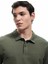 Kısa Kollu Pamuklu Pike Kumaş Polo Yaka Slim Fit Tişört 1