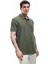 Kısa Kollu Pamuklu Pike Kumaş Polo Yaka Slim Fit Tişört 2