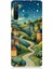 Realme 5 Pro Uyumlu Yıldızlı Tepede Masal Desenli Silikon Kılıf 1