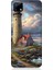Realme 7i Uyumlu Kayalıkta Gök Altında Deniz Feneri Desenli Silikon Kılıf 1