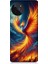 Realme 11 4g Uyumlu Ateşle Dans Eden Anka Desenli Silikon Kılıf 1