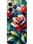Realme C53 Uyumlu Soyut Origami Gül Deseni Desenli Silikon Kılıf 1