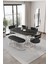 Mutfak Masası Takımı, Salon Masa Takımı 6 Kişilik New Uzay Gümüş Benchli Salon Masa Takımı 1