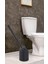 Home Silikon Wc Tuvalet Banyo Fırçası Klozet Fırçası Siyah Oval 1