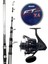 Hazır Surf Olta Seti Okuma Wave Power Tele Surf 4.20 cm 100-200 gr Surf Kamışı&okuma Wave Power WP-8000A1 Olta Makinesi 1