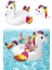 Renkli Unicorn ve Pegasus Deniz Koltuğu, 155X119CM, Eğlence ve Konfor Için! 1