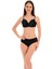Kadın Siyah Balenli Boş Kap Bikini Takımı – 2 Parça Destekli Askılı C6T7N1O52-5 1
