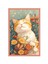Sevimli Kedi Çizimli Dekoratif Kartpostallar ve Hediye Not Kartları | 10 x 15 cm 1