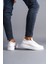 ET161 Hippo Bağcıksız Cilt Erkek Günlük Sneaker Ayakkabı Bt - Beyaz 3