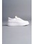 ET161 Hippo Bağcıksız Cilt Erkek Günlük Sneaker Ayakkabı Bt - Beyaz 4