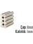 Neodyum Mıknatıs Silindir Çap 8mm , Kalınlık 1mm ( 10 Adet) 1