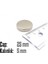 Neodyum Mıknatıs Silindir Çap 25MM , Kalınlık 5mm ( 2 Adet) 2