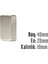 Neodyum Mıknatıs Köşeli 40X20MM , Kalınlık 10 mm ( 1 Adet) 1
