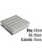 Neodyum Mıknatıs Köşeli 40X10MM , Kalınlık 10 mm ( 1 Adet) 1
