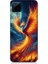 Realme C15 Uyumlu Ateşle Dans Eden Anka Desenli Silikon Kılıf 1