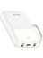 H28 10000 Mh Pd 20W ve USB 22.5W Fast Hızlı Şarj Dahili Type C ve Lightning Kablolu Dünya Standartlarına Uygun Polymer Batarya Birebir Amper LCD Göstergeli Powerbank 1
