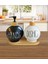 2’li Hands Dishes Soft Siyah Beyaz Dekoratif Mutfak Banyo Sıvı Cam Sabunluk Seti 500ML Bambu Stantlı Set 2