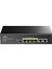 FS1006P 6 Portlu Ethernet Poe+Yönetilmeyen Anahtar, 4 x Poe+@ 60W, 802.3AF, 802.3AT, Cctv Modu, Sağlam Metal Fansız Muhafaza, Tak ve Çalıştır 1