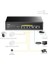 FS1006P 6 Portlu Ethernet Poe+Yönetilmeyen Anahtar, 4 x Poe+@ 60W, 802.3AF, 802.3AT, Cctv Modu, Sağlam Metal Fansız Muhafaza, Tak ve Çalıştır 3