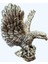 Kartal Heykel Biblo 20 cm Gümüş Renk 3