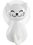 Kancası Kedi Beyaz - Duvar Askısı, Elbise Askısı, Plastik (Abs), 6 x 9, 5 x 5, 5 Cm, Beyaz 2