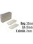 Neodyum Mıknatıs Köşeli 30X10MM , Kalınlık 2 mm ( 1 Adet) 1