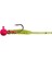 Hook Worm CY091 Jighead+Lrf Silikonu 1.5gr+4.5cm Head Glow/light Pink 4