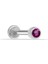 14 Ayar Altın Pembe Tektaşlı Minimal Tragus Piercing 1