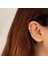 14 Ayar Altın Taşlı Minimal Tragus Piercing 2