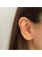 14 Ayar Altın Taşlı Kelebek Motifli Minimal Tragus Piercing 1