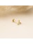 14 Ayar Altın Taşlı Boomerang Minimal Tragus Piercing 2