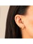 14 Ayar Altın Taşlı Inci Sallantılı Minimal Tragus Piercing 2