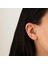 14 Ayar Altın Aqua Baget Taşlı Minimal Tragus Piercing 2