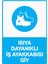 Isıya Dayanıklı Iş Ayakkabısı Giy Uyarı Levhası Etiket 25X35 cm 1