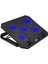 Ventus 5 Fanlı LED Aydınlatmalı Notebook Soğutucu Siyah 1